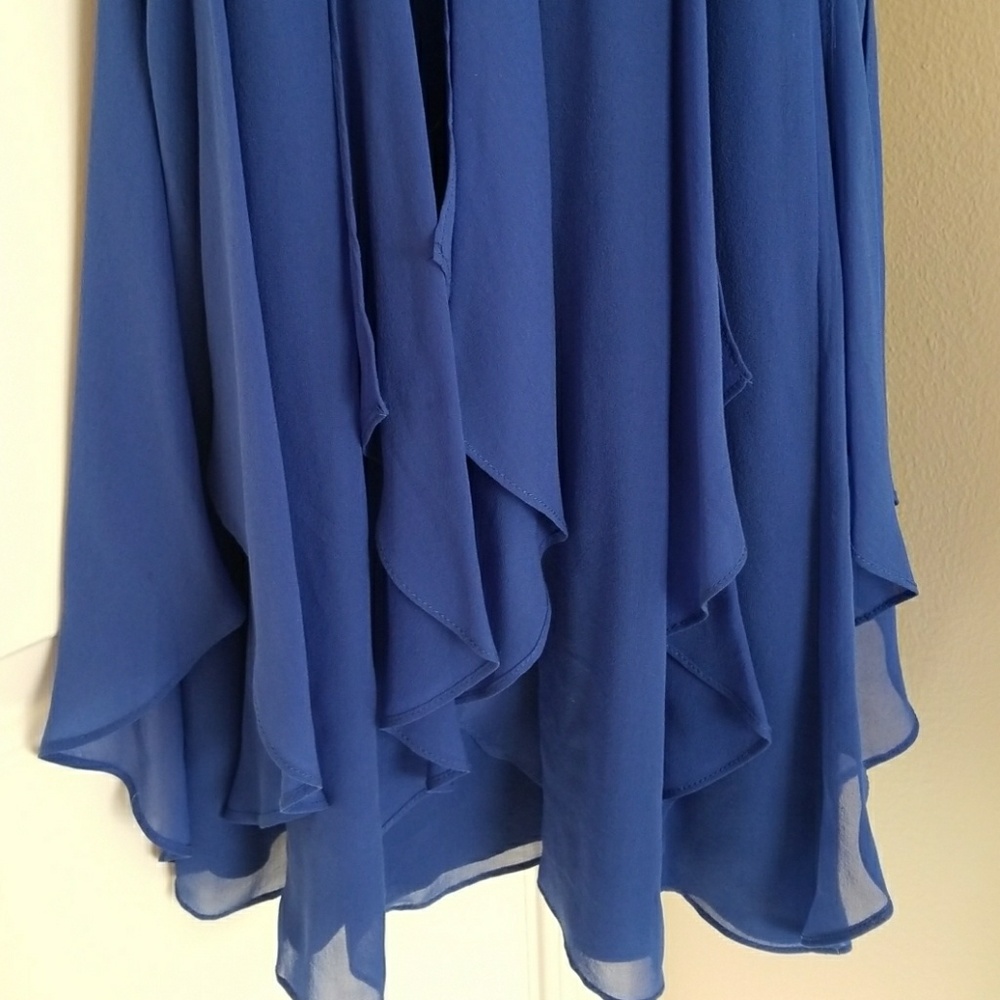 Size 0 BCBG Max Azria royal blue dress - Picture 3 of 6